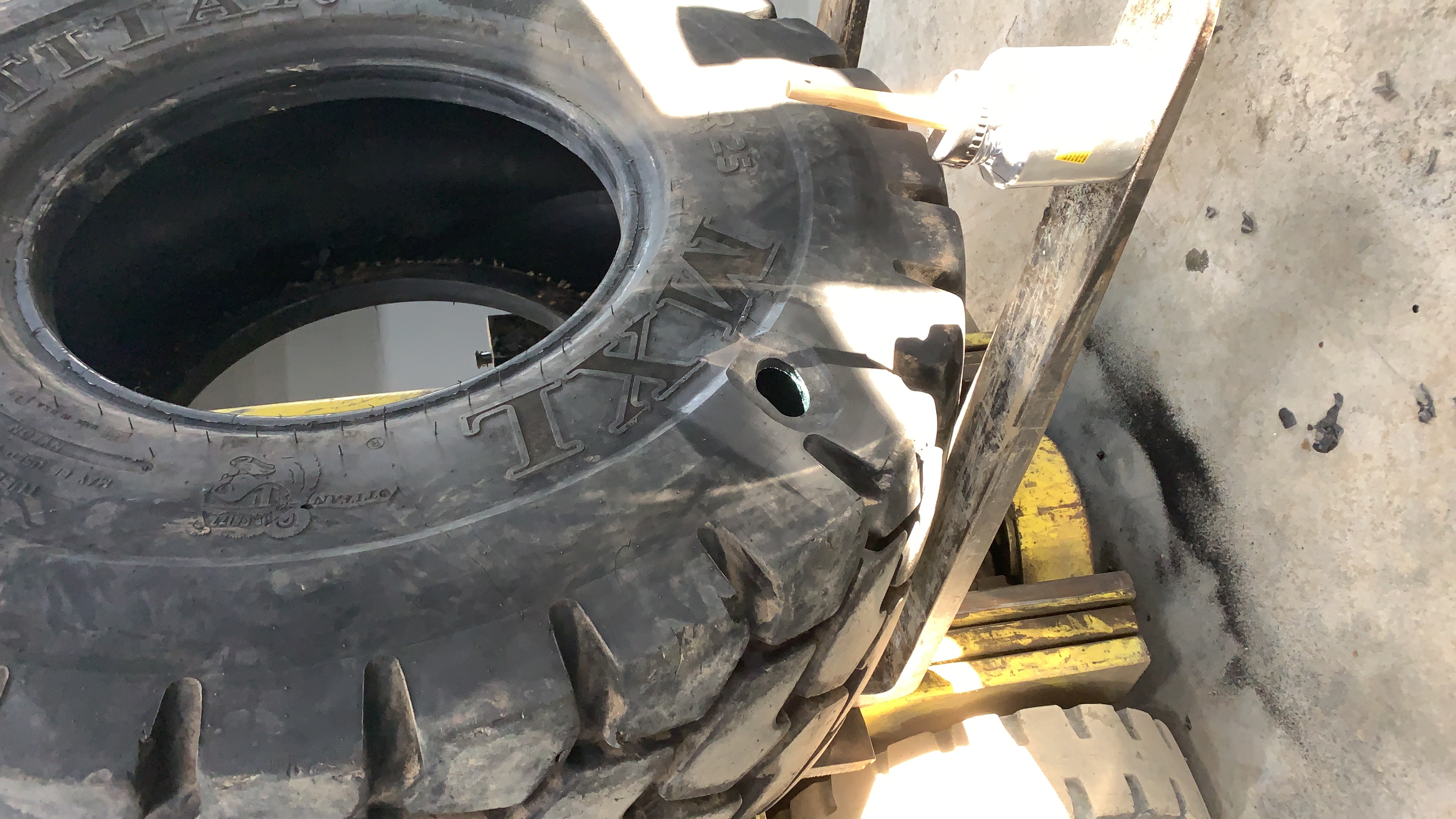 sectional repair on tires