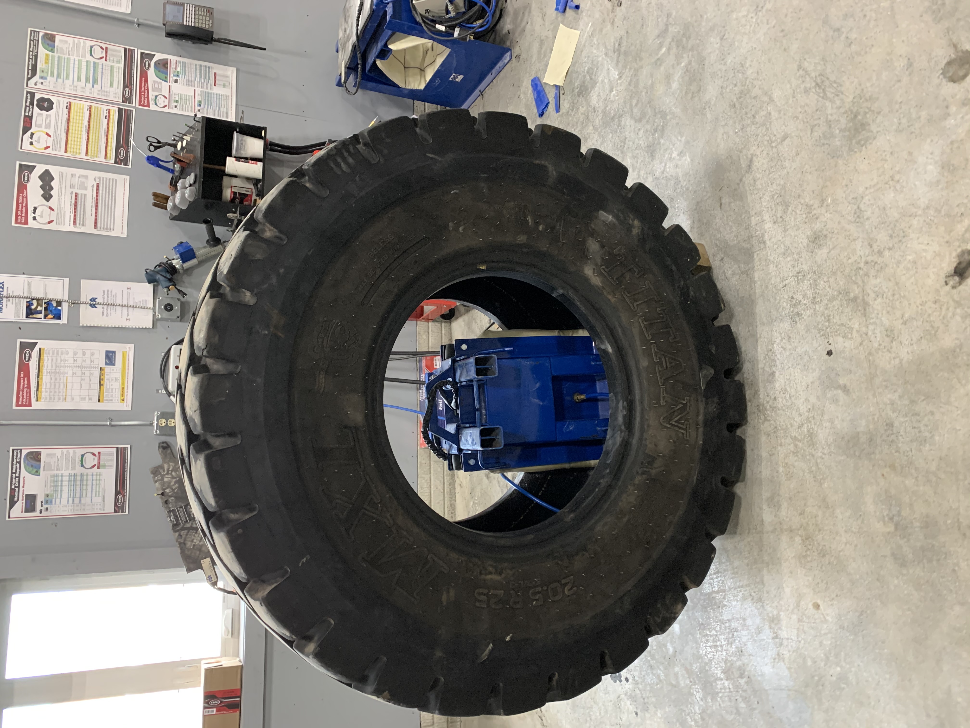 sectional repair on tires